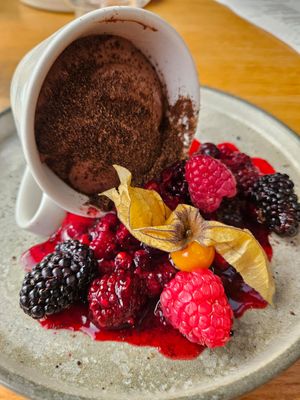 Chocolate pot at Beck Hall in Malham