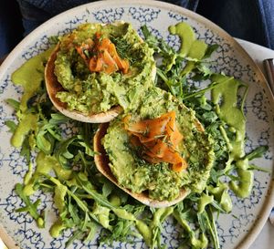 Avocado and  Carrot Lax at Beck Hall in Malham