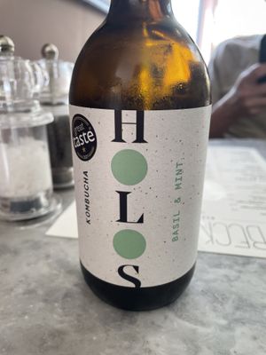 Basil & mint kombuchaa  at Beck Hall in Malham