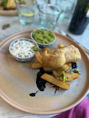 Fysh & chips main meal  at Beck Hall in Malham