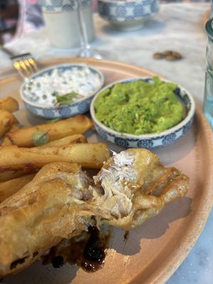 Amazing fysh  at Beck Hall in Malham