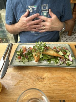 Samosas   at Beck Hall in Malham