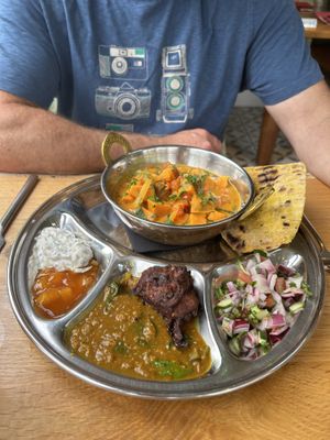 Vegan tali  at Beck Hall in Malham