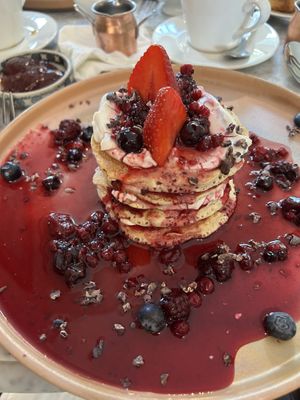 Pancake stack  at Beck Hall in Malham