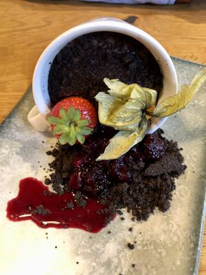 Chocolate pot  at Beck Hall in Malham