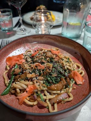 Udon Chicken at Beck Hall in Malham