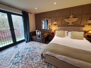 Pup was happy! at Beck Hall in Malham