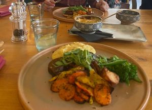 Roast dinnerr  at Beck Hall in Malham