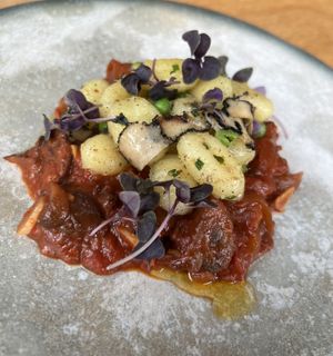 Gnocchi starter  at Beck Hall in Malham