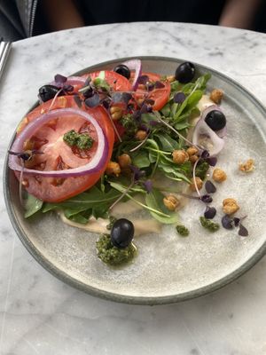 Lebanese Caprese  at Beck Hall in Malham