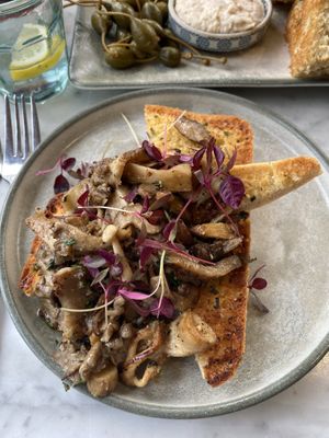 Truffle wild mushrooms  at Beck Hall in Malham