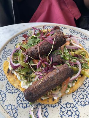 Middle Eastern Kofta  at Beck Hall in Malham