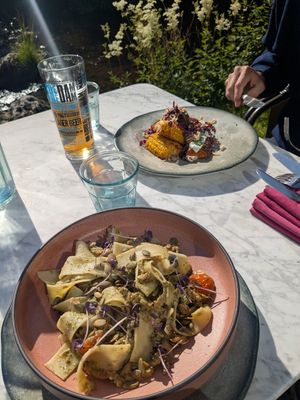 Chicken paperdelle at Beck Hall in Malham