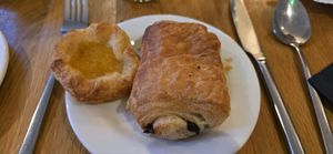 Pain au chocolat and other pastry at Beck Hall in Malham