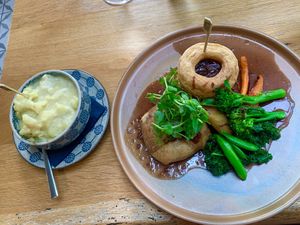 Gf roast & cauliflower cheese   at Beck Hall in Malham