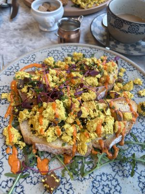 Tofu scramble  at Beck Hall in Malham