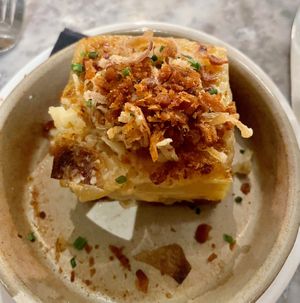 Celeriac stack   at Beck Hall in Malham