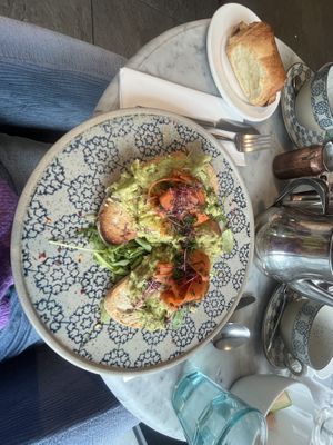 Avocado & Carrot Lox on Sourdough   at Beck Hall in Malham