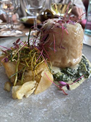 Suet pudding  at Beck Hall in Malham