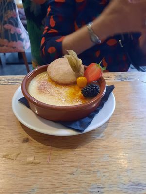 Creme Brulee at Beck Hall in Malham