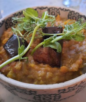 Slow-cooked Dahl (small dish) at Beck Hall in Malham