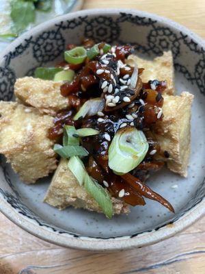 Gojuchang tofu   at Beck Hall in Malham