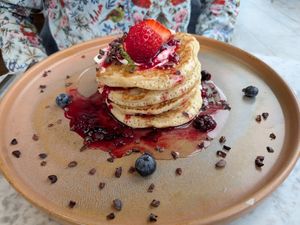 Pancakes at Beck Hall in Malham