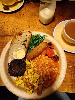 Vegan plant breakfast  at Plant Bar  in Derby