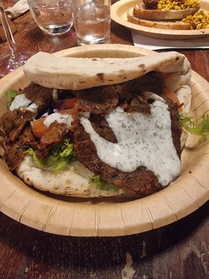 Doner kebab at Plant Bar  in Derby