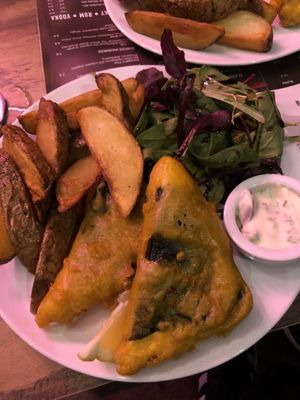 Tofu Fish and Chips  at Plant Bar  in Derby