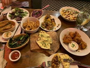 Tapas feast  at Plant Bar  in Derby