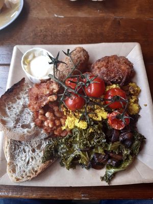 Breakfast is served. at Plant Bar  in Derby