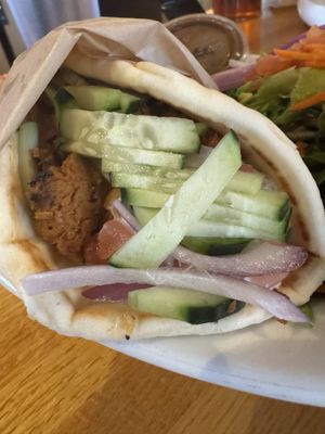 Vegan gyro #Veganuary at Fire On The Mountain - Wash Park in Denver