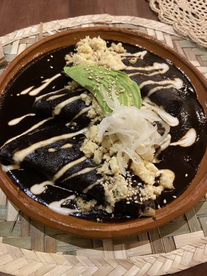 Enmoladas at Na Tlali in Mexico City
