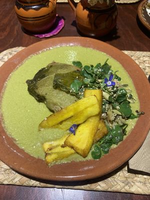 tamal verde  at Na Tlali in Mexico City