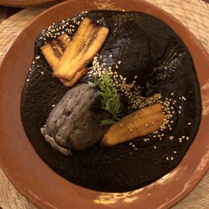 Tamal de frijol   at Na Tlali in Mexico City