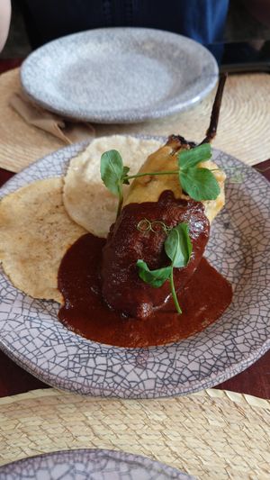 Taco's de Chile relleno : fantastic!! 😋 at Na Tlali in Mexico City