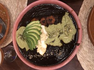 Mole sampler   at Na Tlali in Mexico City