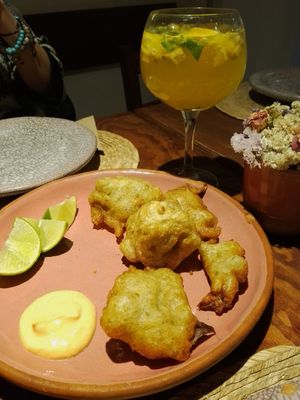 Filete de pez no pescado at Na Tlali in Mexico City