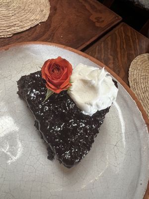 Chocolate cakee  at Na Tlali in Mexico City