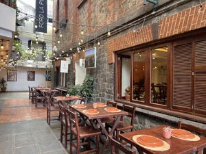 Romantic setting  at Na Tlali in Mexico City