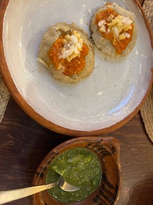 Amuse-bouche at Na Tlali in Mexico City