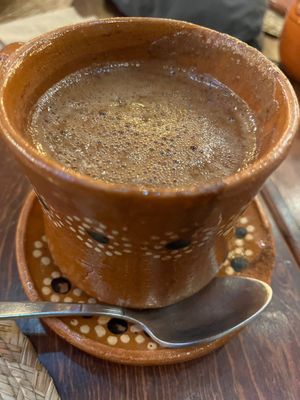 Champurrado at Na Tlali in Mexico City