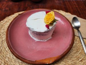 pastel de tres leches at Na Tlali in Mexico City