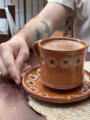 Cafe de olla   at Na Tlali in Mexico City