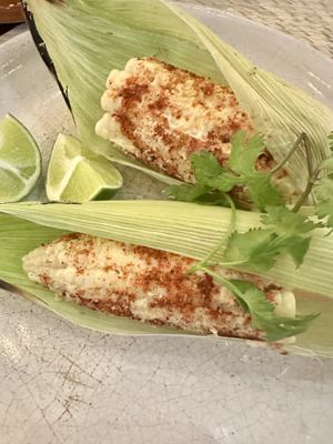 Elote  at Na Tlali in Mexico City
