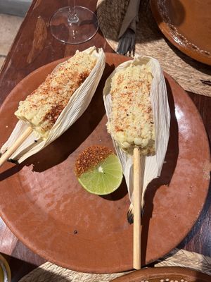 Elotes   at Na Tlali in Mexico City