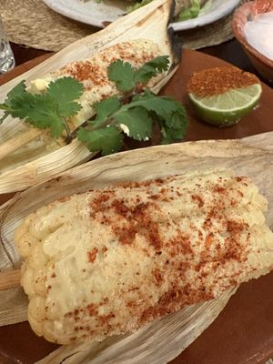 Elote (not the best honestly but maybe an off night )  at Na Tlali in Mexico City