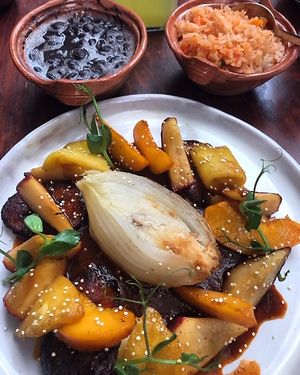 Mole Mancha Manteles  at Na Tlali in Mexico City