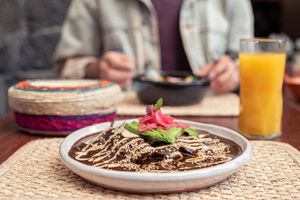 Enmoladas  at Na Tlali in Mexico City